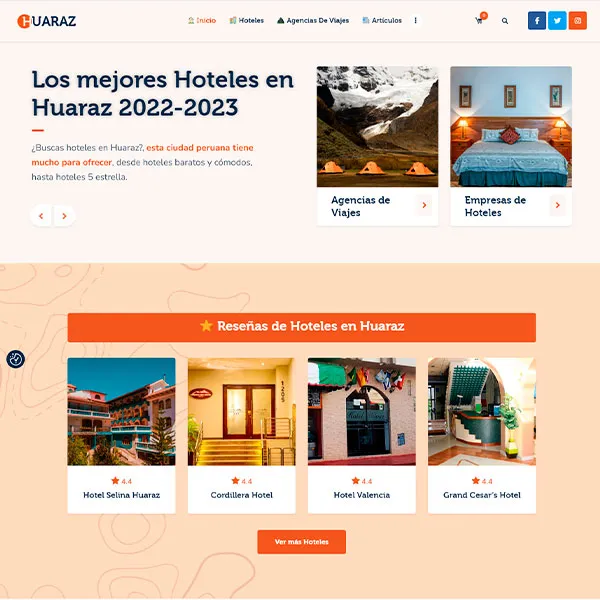 hoteles en Huaraz