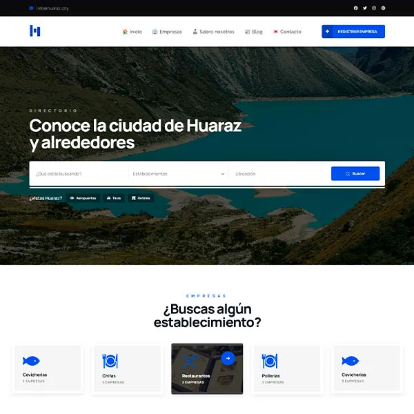 Huaraz city